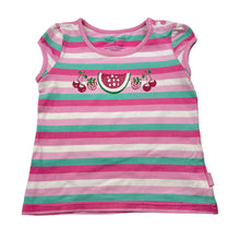 Load image into Gallery viewer, Girls Pumpkin Patch, stretchy tee / top, wash fade, FUC, size 1,  