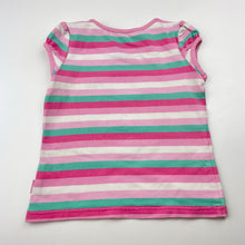 Load image into Gallery viewer, Girls Pumpkin Patch, stretchy tee / top, wash fade, FUC, size 1,  