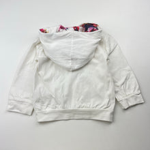 Load image into Gallery viewer, Girls white, hooded tee / top, FUC, size 2,  