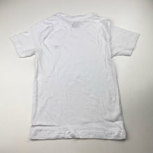 Load image into Gallery viewer, Unisex Tommy Hilfiger, white cotton tee / top, armpit to armpit: 31cm *small sizing*, FUC, size 6-7,  