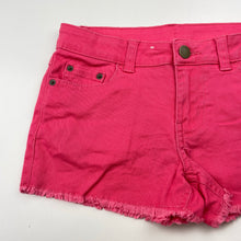 Load image into Gallery viewer, Girls Target, pink stretch cotton shorts, adjustable, FUC, size 8,  
