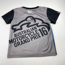 Load image into Gallery viewer, Boys Aust Moto GP, 2016 Grand Prix lightweight tee / top, FUC, size 4,  