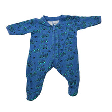 Load image into Gallery viewer, Boys Tiny Little Wonders, cotton zip coverall / romper, FUC, size 00000,  