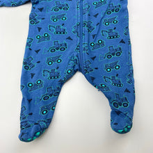 Load image into Gallery viewer, Boys Tiny Little Wonders, cotton zip coverall / romper, FUC, size 00000,  