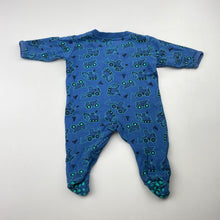 Load image into Gallery viewer, Boys Tiny Little Wonders, cotton zip coverall / romper, FUC, size 00000,  