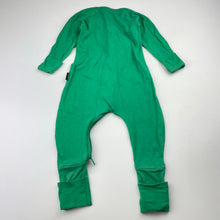 Load image into Gallery viewer, Unisex Bonds, stretchy zip wondersuit / zippy / romper, wash fade &amp; small marks, FUC, size 00,  