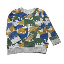 Load image into Gallery viewer, Boys Seed, lightweight cotton sweater / jumper, dinosaurs, FUC, size 4,  