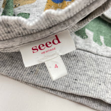 Load image into Gallery viewer, Boys Seed, lightweight cotton sweater / jumper, dinosaurs, FUC, size 4,  