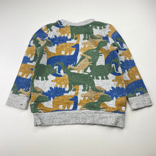 Load image into Gallery viewer, Boys Seed, lightweight cotton sweater / jumper, dinosaurs, FUC, size 4,  