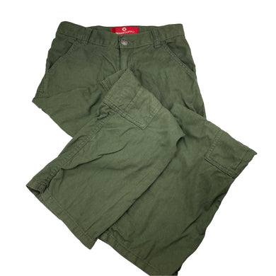 Boys Urban Supply, khaki cotton cargo pants, adjustable, Inside leg: 63.5cm, GUC, size 8,  