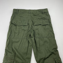 Load image into Gallery viewer, Boys Urban Supply, khaki cotton cargo pants, adjustable, Inside leg: 63.5cm, GUC, size 8,  