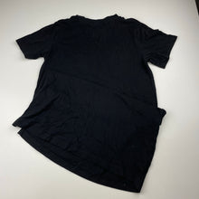 Load image into Gallery viewer, Girls Mango, black cotton t-shirt dress, EUC, size 12, L: 68cm