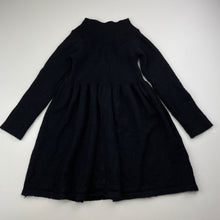 Load image into Gallery viewer, Girls Anko, soft feel stretchy knit long sleeve dress, GUC, size 3, L: 49cm