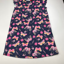 Load image into Gallery viewer, Girls Milkshake, lightweight nightie / night dresss, butterflies, L: 63cm, FUC, size 6,  