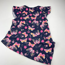 Load image into Gallery viewer, Girls Milkshake, lightweight nightie / night dresss, butterflies, L: 63cm, FUC, size 6,  