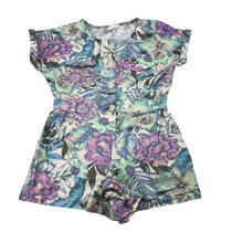 Load image into Gallery viewer, Girls Cotton On, floral cotton playsuit, EUC, size 4,  
