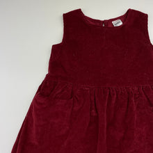 Load image into Gallery viewer, Girls Anko, stretch corduroy cotton dress, EUC, size 3, L: 50cm