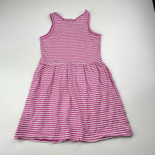 Load image into Gallery viewer, Girls Carters, striped cotton casual dress, EUC, size 3, L: 51cm