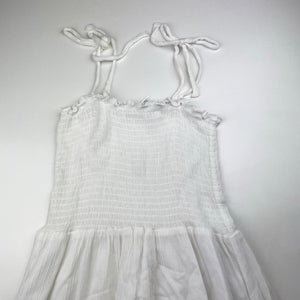 Girls KID, cotton lined viscose summer maxi dress, EUC, size 12, L: 105cm