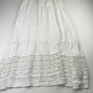 Girls KID, cotton lined viscose summer maxi dress, EUC, size 12, L: 105cm