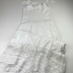 Girls KID, cotton lined viscose summer maxi dress, EUC, size 12, L: 105cm