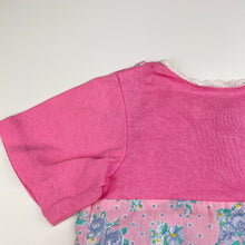 Load image into Gallery viewer, Girls vintage, lightweight floral dress, small mark left shoulder, armpit to armpit: 27cm, FUC, size 1-2, L: 41cm