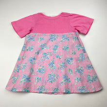 Load image into Gallery viewer, Girls vintage, lightweight floral dress, small mark left shoulder, armpit to armpit: 27cm, FUC, size 1-2, L: 41cm