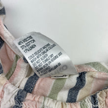 Load image into Gallery viewer, Girls Anko, striped viscose /cotton / linen dress, GUC, size 4, L: 49cm