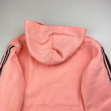Load image into Gallery viewer, Girls Adidas, fleece lined hoodie sweater, labels, removed, armpit to armpit: 40cm, shoulder to cuff: 45cm, FUC, size 7-8,  