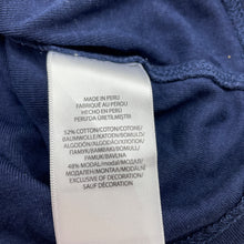Load image into Gallery viewer, Girls Polo Ralph Lauren, navy cotton/modal tee / top, small sizing, armpit to armpit: 26cm unstretched, FUC, size 3-4,  