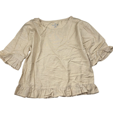 Girls Red Ring, lightweight short sleeve top, armpit to armpit: 41.5cm, EUC, size 12,  