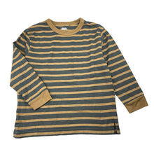 Load image into Gallery viewer, Boys Uniqlo, striped cotton long sleeve top, FUC, size 5-6,  