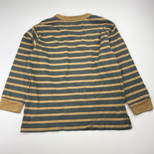 Load image into Gallery viewer, Boys Uniqlo, striped cotton long sleeve top, FUC, size 5-6,  
