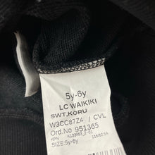 Load image into Gallery viewer, Boys LC Waikiki, black hoodie sweater, skull, EUC, size 5-6,  
