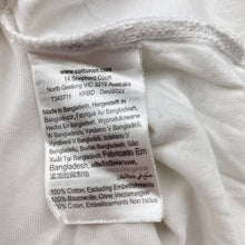 Load image into Gallery viewer, Girls Cotton On, white cotton tee / top, butterfly, GUC, size 4,  