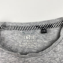 Load image into Gallery viewer, Boys Indie, grey marle cotton tee / top, GUC, size 10,  