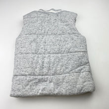 Load image into Gallery viewer, Boys Anko, grey marle wadded vest, GUC, size 4,  