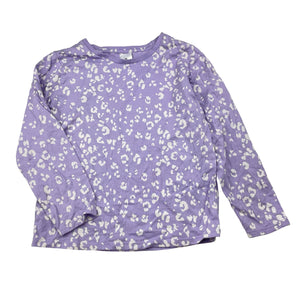 Girls Target, purple cotton long sleeve tee / top, EUC, size 4,  