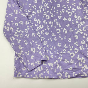 Girls Target, purple cotton long sleeve tee / top, EUC, size 4,  