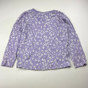 Girls Target, purple cotton long sleeve tee / top, EUC, size 4,  