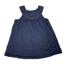 Load image into Gallery viewer, Girls Target, navy cotton top, wash fade, FUC, size 5,  