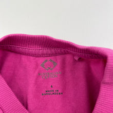 Load image into Gallery viewer, Girls Favourites, Aust cotton long sleeve tee / top, GUC, size 4,  