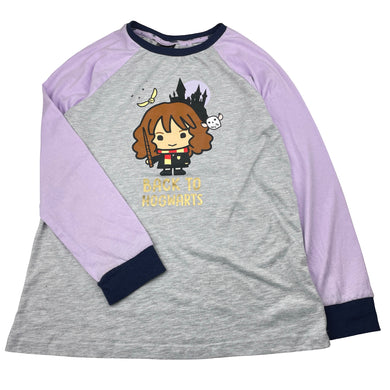 Girls Harry Potter, Hermione Hogwarts long sleeve pyjama top, FUC, size 14,  