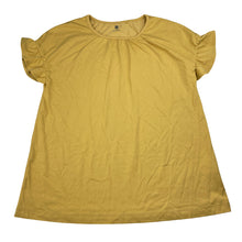 Load image into Gallery viewer, Girls Uniqlo, yellow short sleeve top, EUC, size 13,  