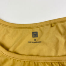Load image into Gallery viewer, Girls Uniqlo, yellow short sleeve top, EUC, size 13,  