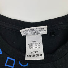Load image into Gallery viewer, Boys Sony, PlayStation cotton tee / top, EUC, size 7,  