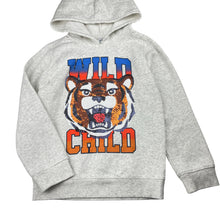 Load image into Gallery viewer, Boys Anko, fleece lined hoodie sweater, sequin tiger, EUC, size 7,  