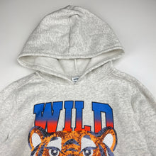 Load image into Gallery viewer, Boys Anko, fleece lined hoodie sweater, sequin tiger, EUC, size 7,  
