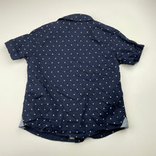 Load image into Gallery viewer, Boys Target, navy cotton short sleeve shirt, EUC, size 3,  