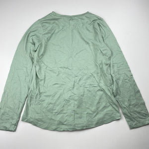 Girls Milkshake, cotton long sleeve tee / top, kangaroo, EUC, size 6,  